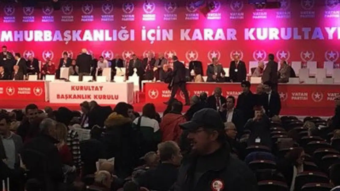 Vatan Partisi'nin adayı Perinçek – Kocatepe Gazetesi