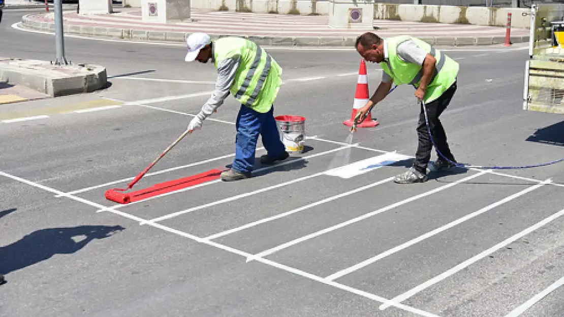 Yaya geçitleri için hummalı çalışma