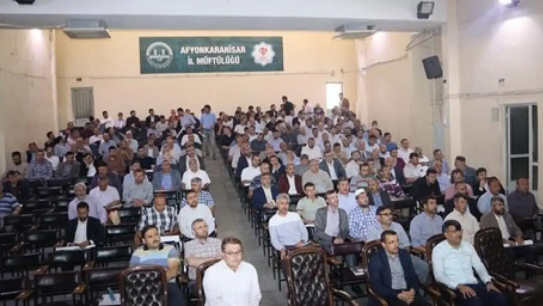 Yaz Kur'an kursları semineri verildi