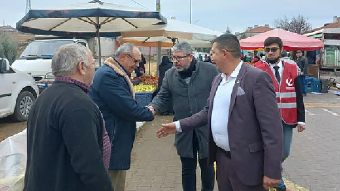 Yeniden Refah üyeleri İhsaniye'nin nabzını tuttu