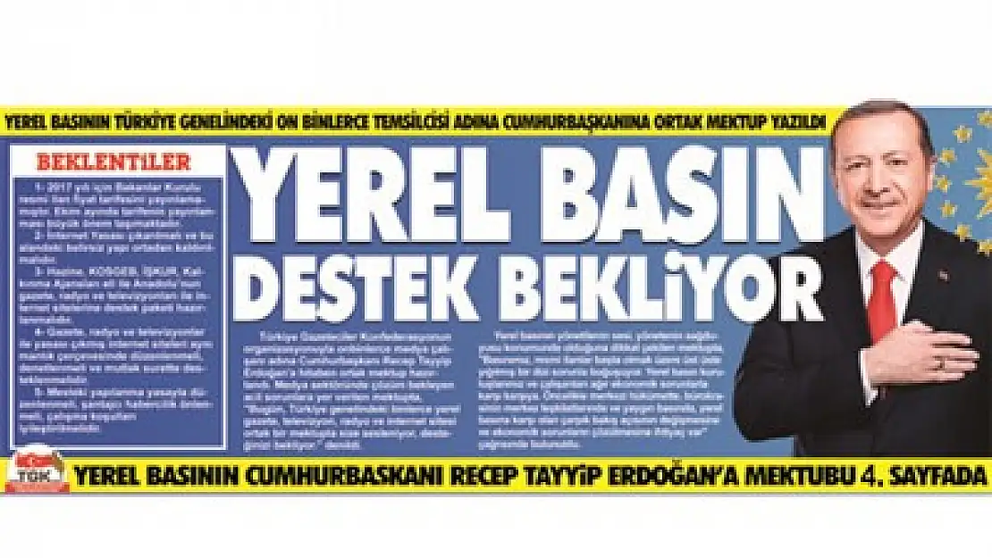 YEREL BASIN DESTEK BEKLİYOR – Kocatepe Gazetesi