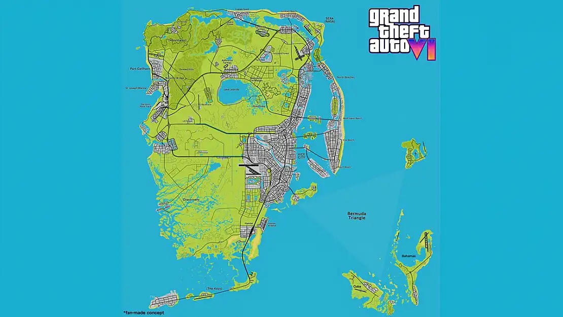 Yıllardır Beklenen GTA 6'nın Haritası Ne Kadar Büyük Olacak?