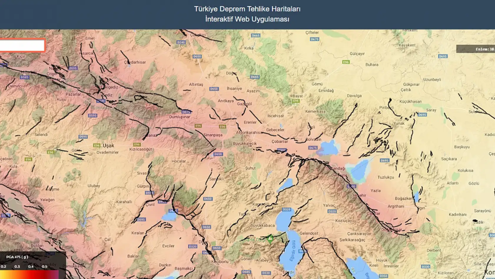 Afyon'da Diri Fay Hatları Nerede, Evinizin Altından Geçiyor Mu?