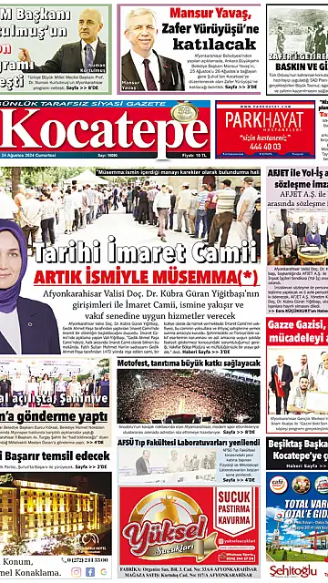 E-Gazete - Tarih: 24 Ağustos 2024