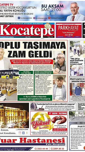 E-Gazete - Tarih: 02 Ağustos 2023