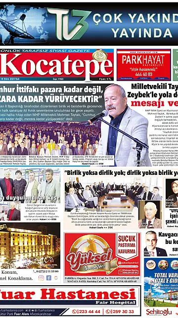 E-Gazete - Tarih: 10 Ekim 2023