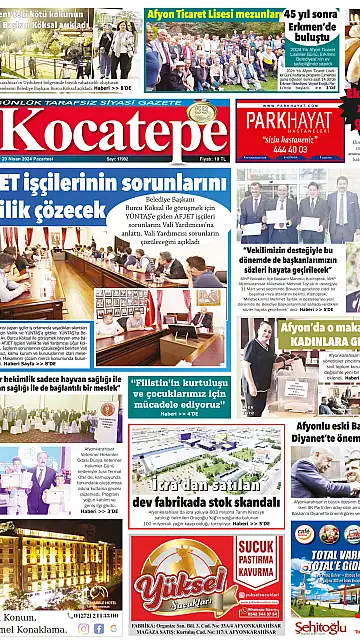 E-Gazete - Tarih: 29 Nisan 2024