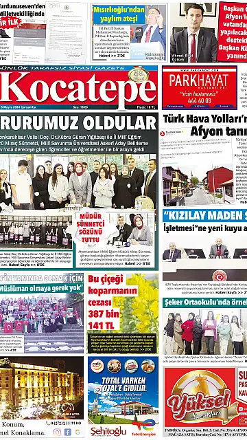 E-Gazete - Tarih: 08 Mayıs 2024