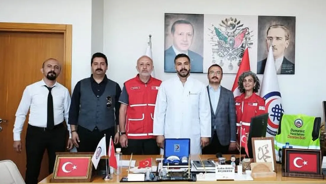 Başhekim Balcı, Türk Kızılayı Yöneticilerini Ağırladı
