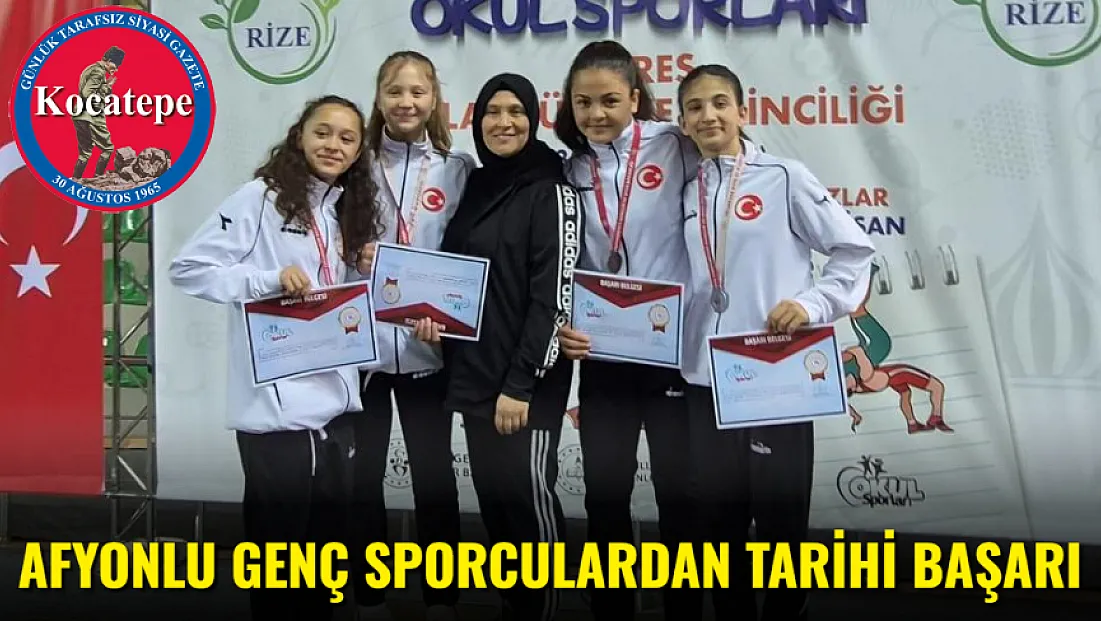Afyonlu Genç Sporculardan Tarihi Başarı