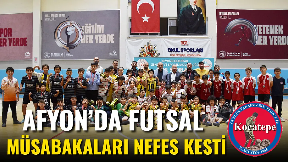 Afyon’da Futsal Müsabakaları Nefes Kesti
