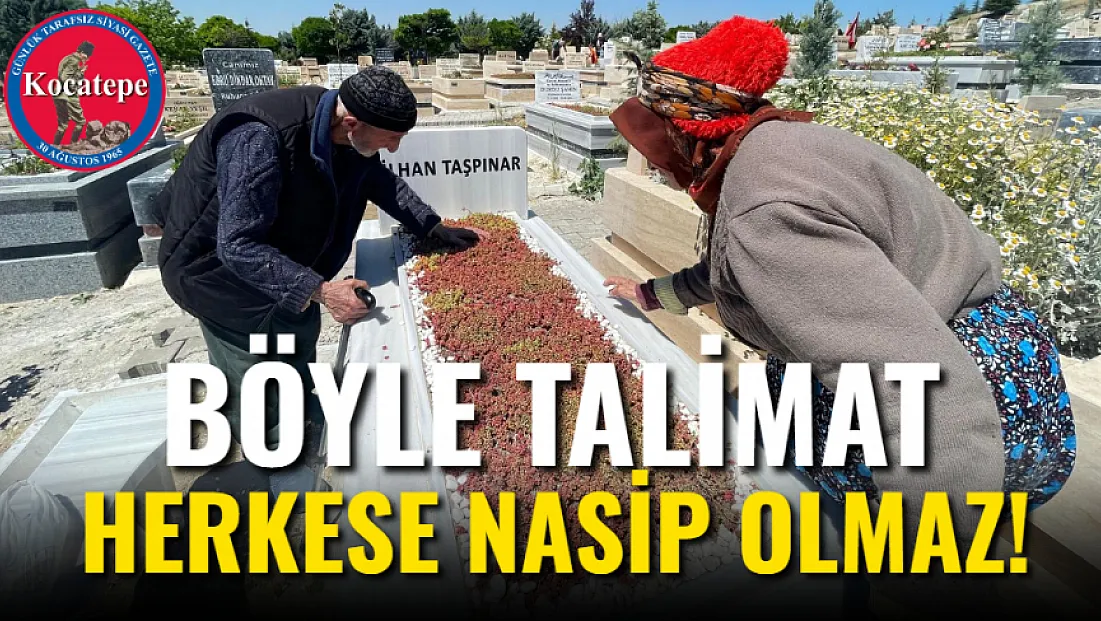 Böyle Talimat Herkese Nasip Olmaz!