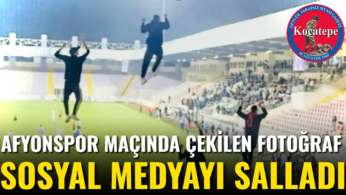 Afyonspor Maçında Çekilen Fotoğraf Sosyal Medyayı Salladı