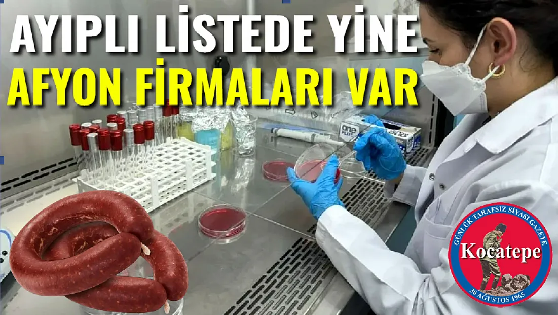 Ayıplı Listede Yine Afyon Markaları Var