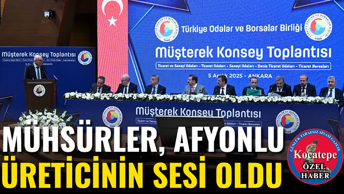 Mühsürler, Afyonlu Üreticinin Sesi Oldu