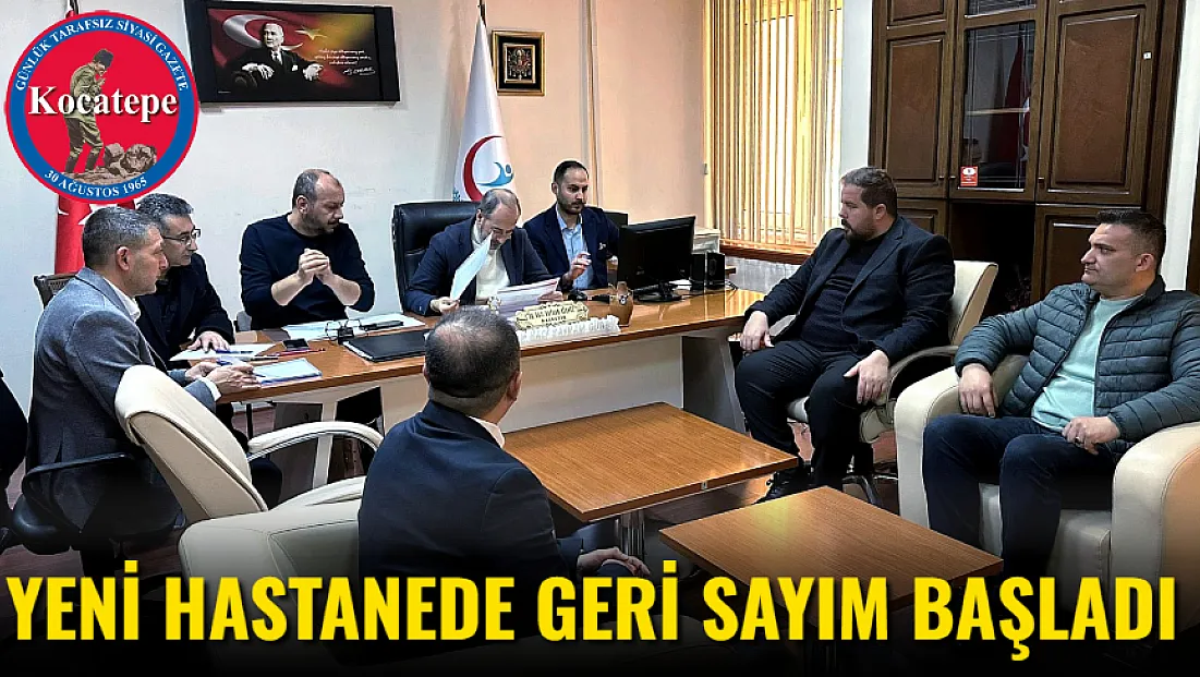 Yeni Hastanede Geri Sayım Başladı