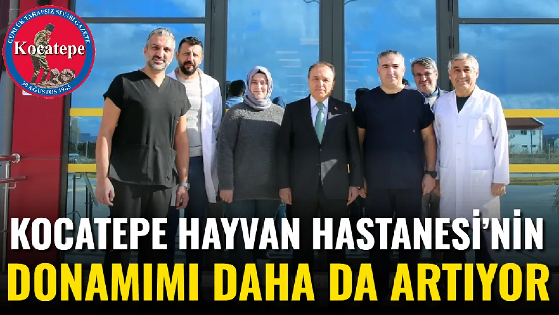 Kocatepe Hayvan Hastanesi’nin Donamımı Daha Da Artıyor
