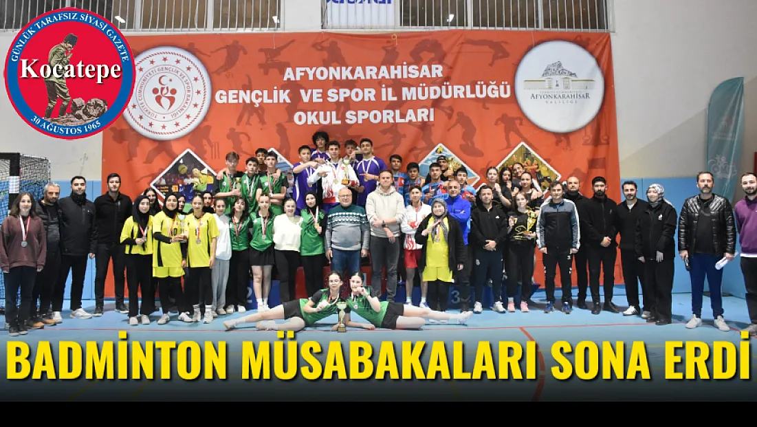 Badminton Müsabakaları Sona Erdi