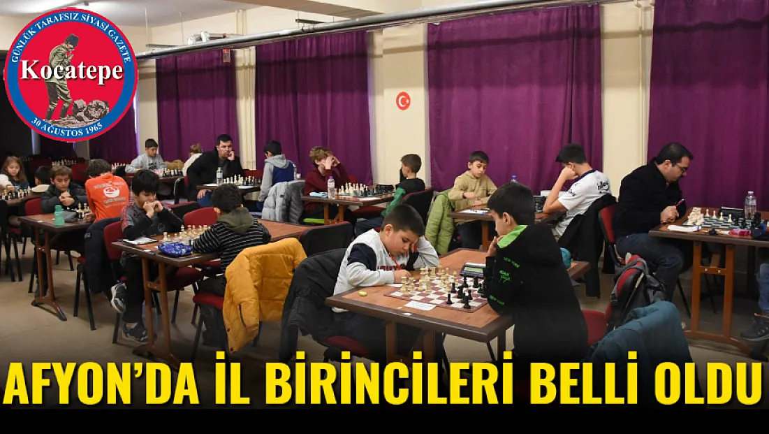 Afyon’da İl Birincileri Belli Oldu