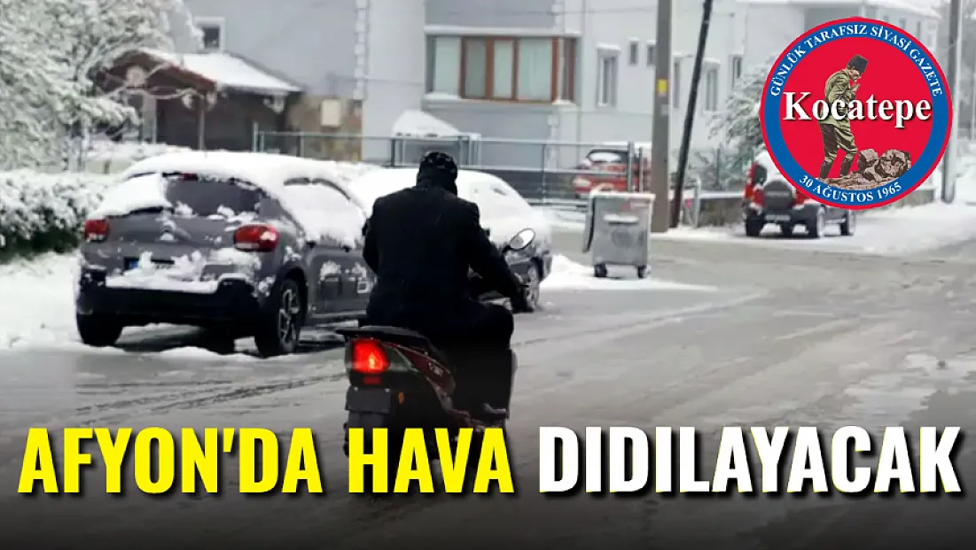 Afyon'da Hava Dıdılayacak