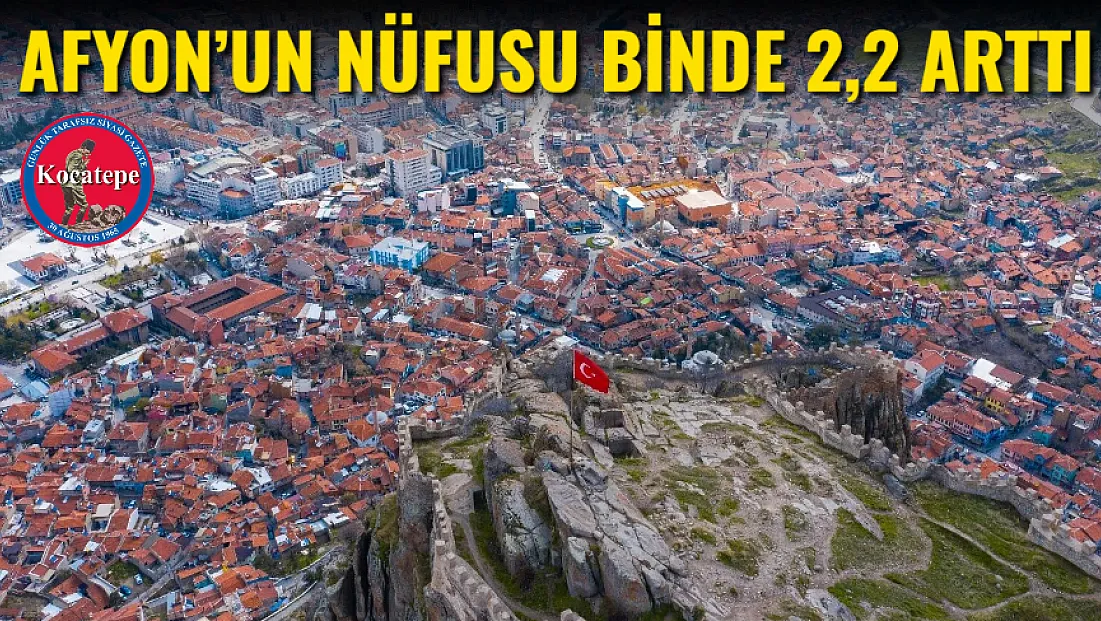 Afyon’un Nüfusu Binde 2,2 Arttı