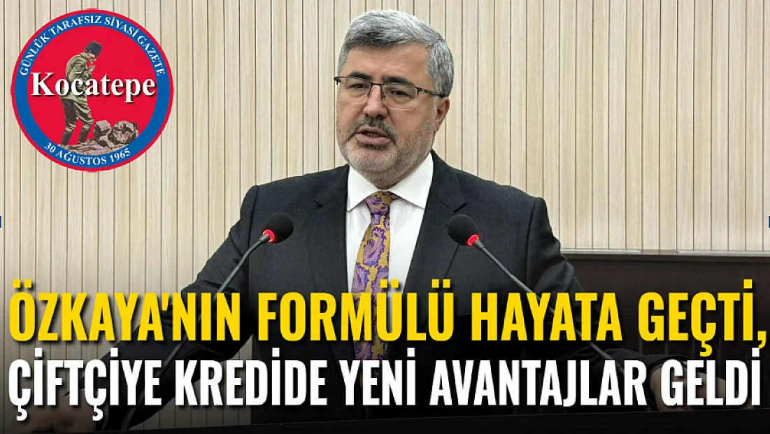 Özkaya’nın Formülü Hayata Geçti, Çiftçiye Kredide Yeni Avantajlar Geldi
