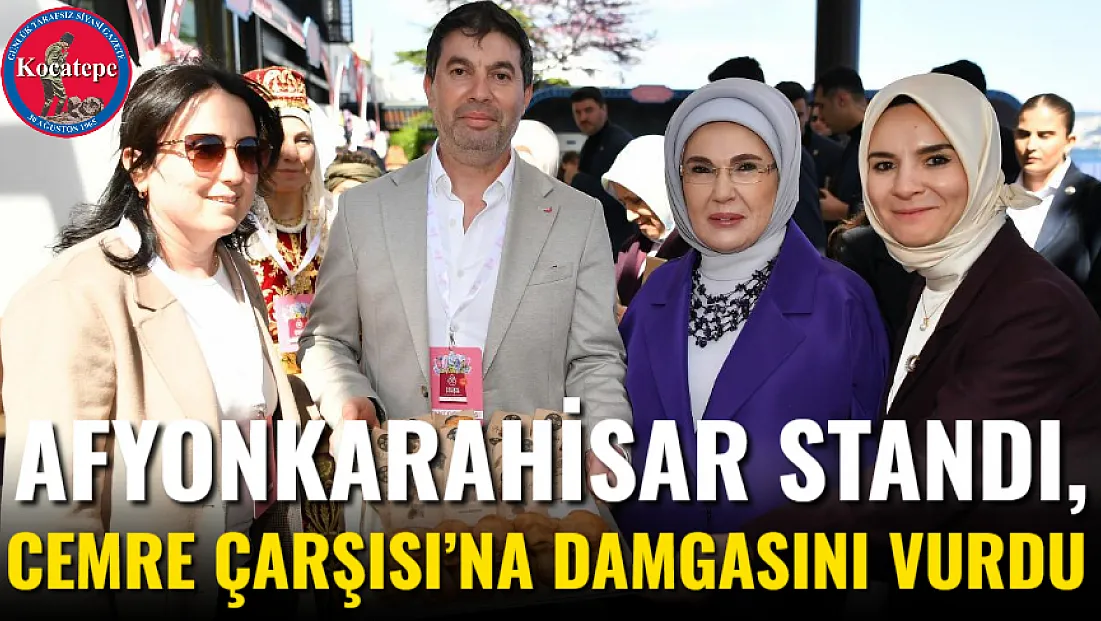 Afyon Standı, Cemre Çarşısı’na Damgasını Vurdu