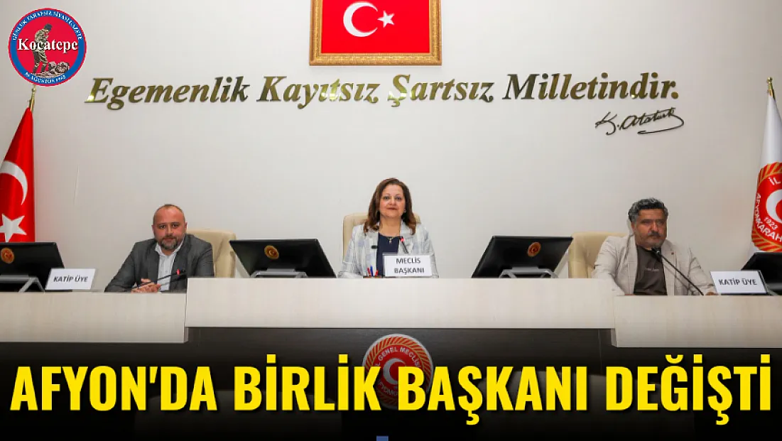 Afyon'da Birlik Başkanı Değişti