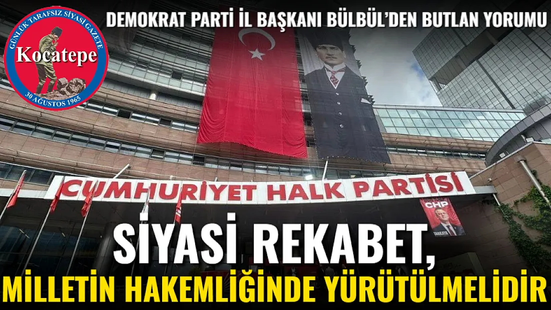 Siyasi Rekabet, Milletin Hakemliğinde Yürütülmelidir