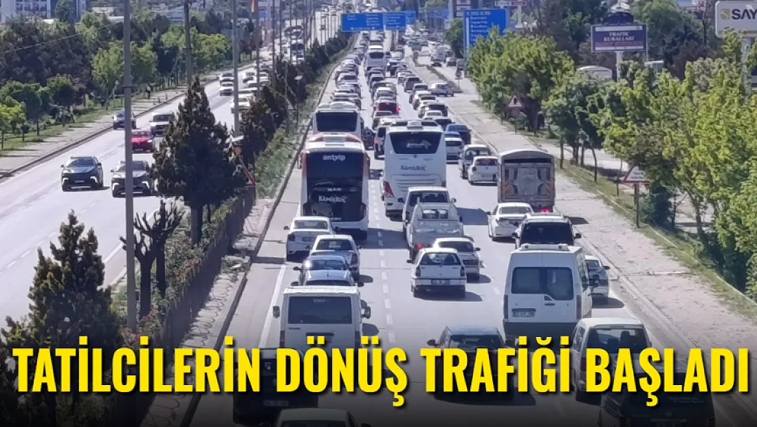 Tatilcilerin Dönüş Trafiği Başladı