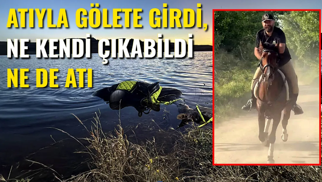 Atıyla Gölete Girdi, Ne At Çıkabildi, Ne De Kendisi