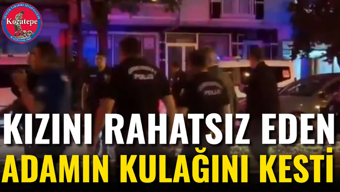 Kızını Rahatsız Eden Adamın Kulağını Kesti