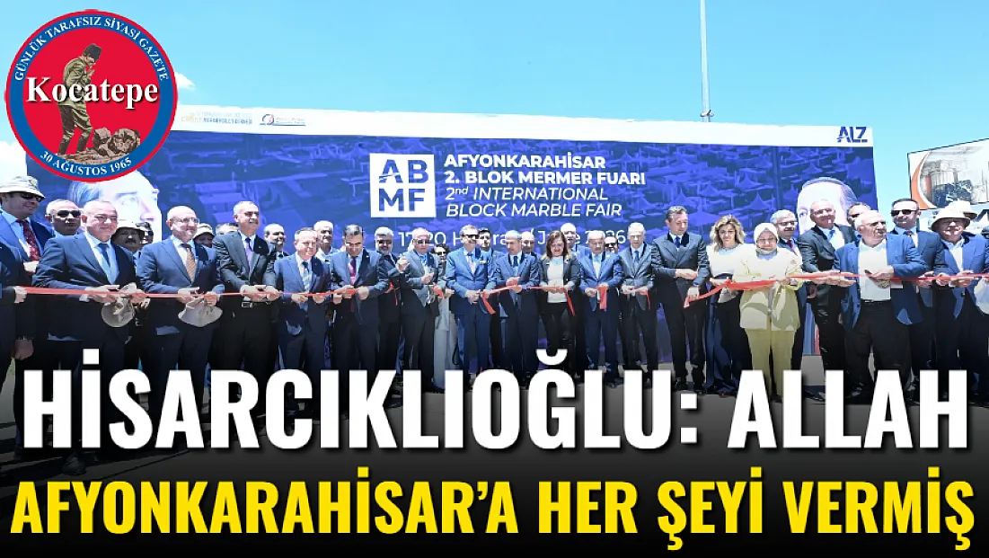Hisarcıklıoğlu: Allah Afyonkarahisar’a Her Şeyi Vermiş