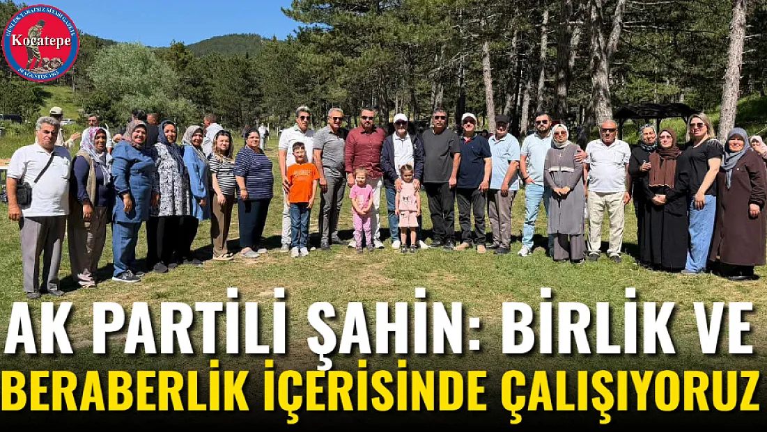 AK Partili Şahin: Birlik Ve Beraberlik İçerisinde Çalışıyoruz