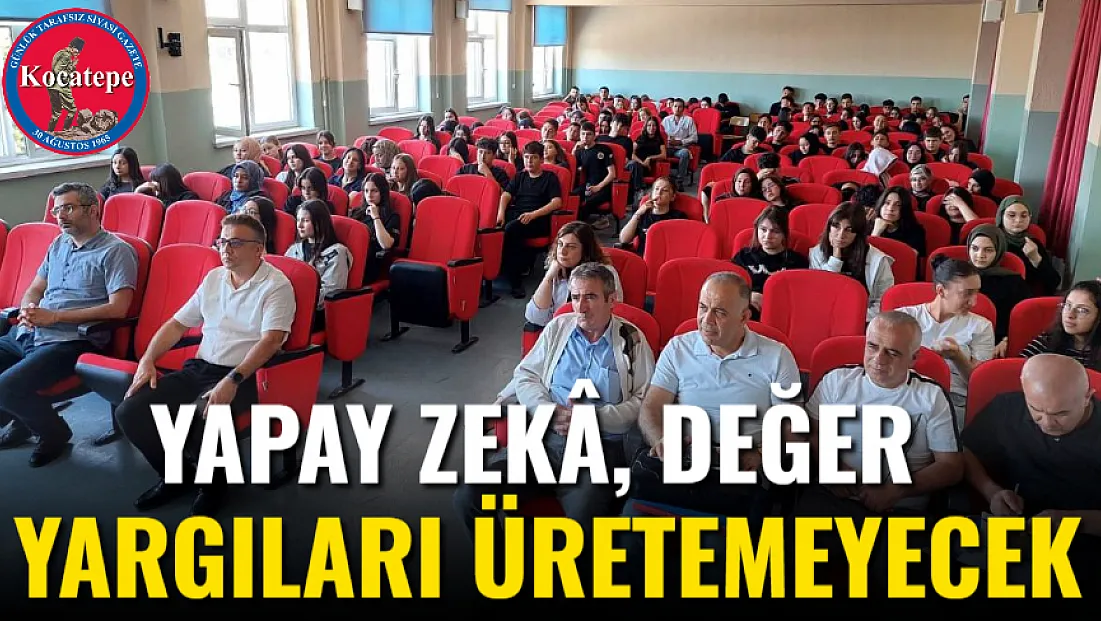 Yapay Zekâ, Değer Yargıları Üretemeyecek