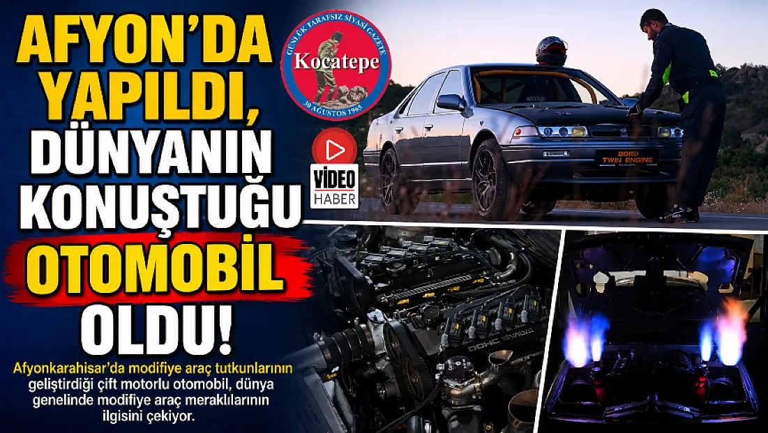 Afyon'da Yapıldı, Dünyanın Konuştuğu Otomobil Oldu!