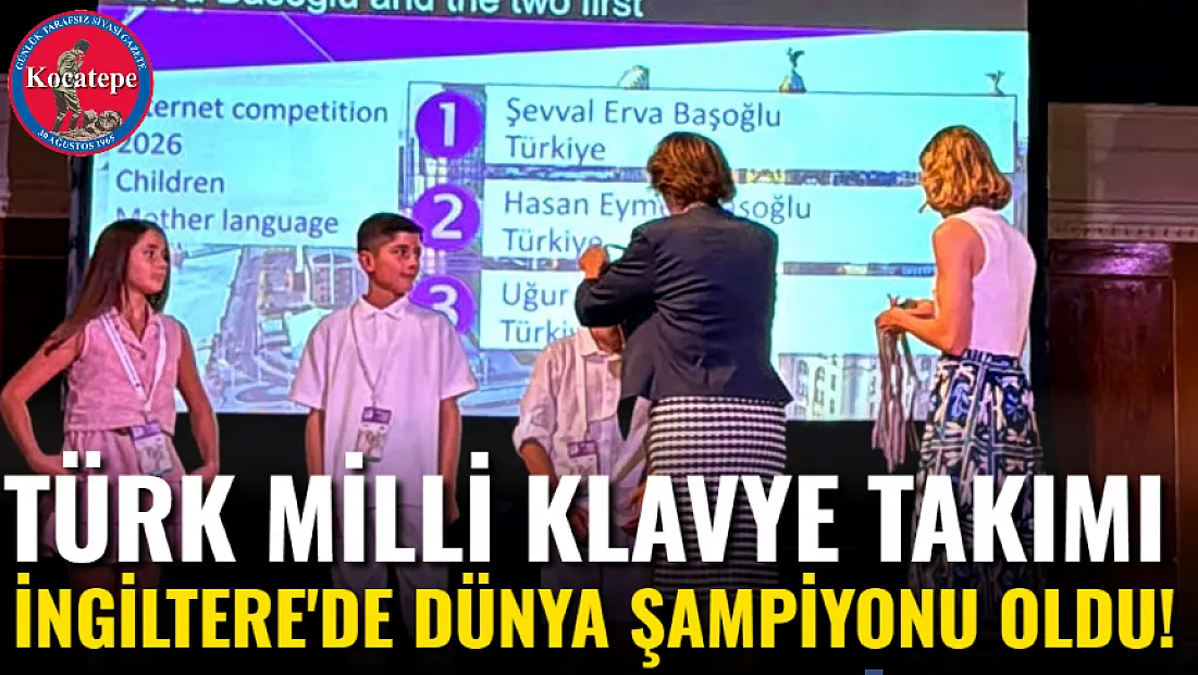 Türk Milli Klavye Takımı İngiltere'de Dünya Şampiyonu Oldu!