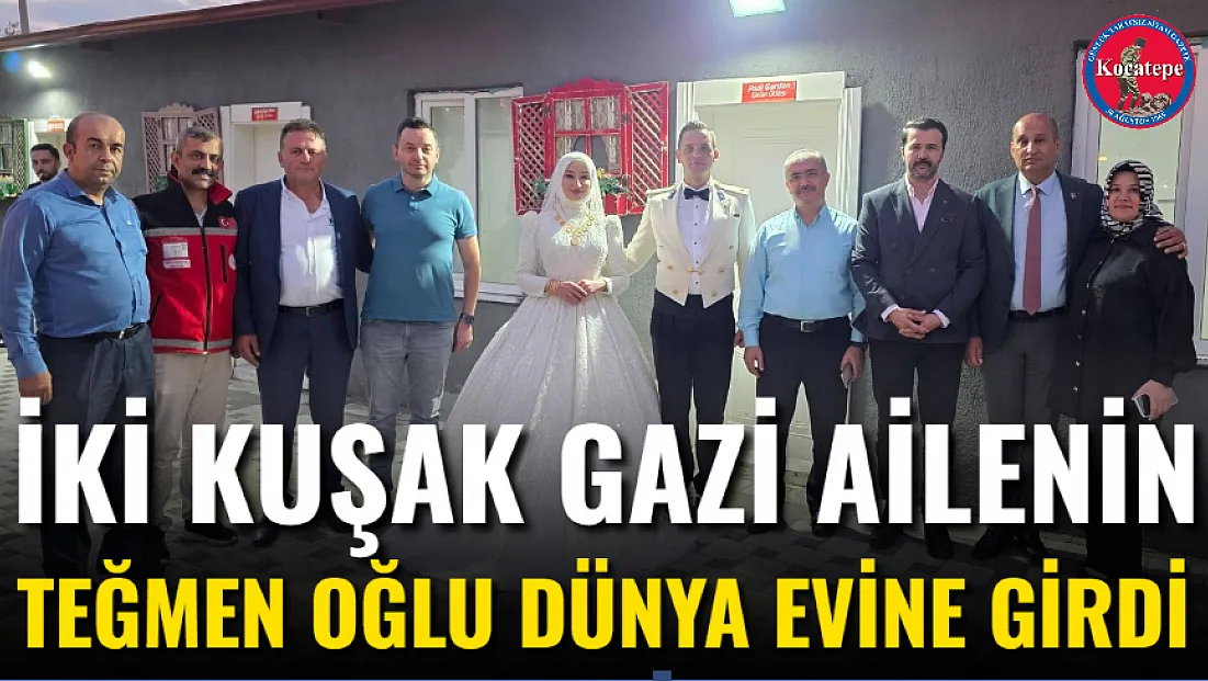 İki Kuşak Gazi Ailenin Teğmen Oğlu Dünya Evine Girdi