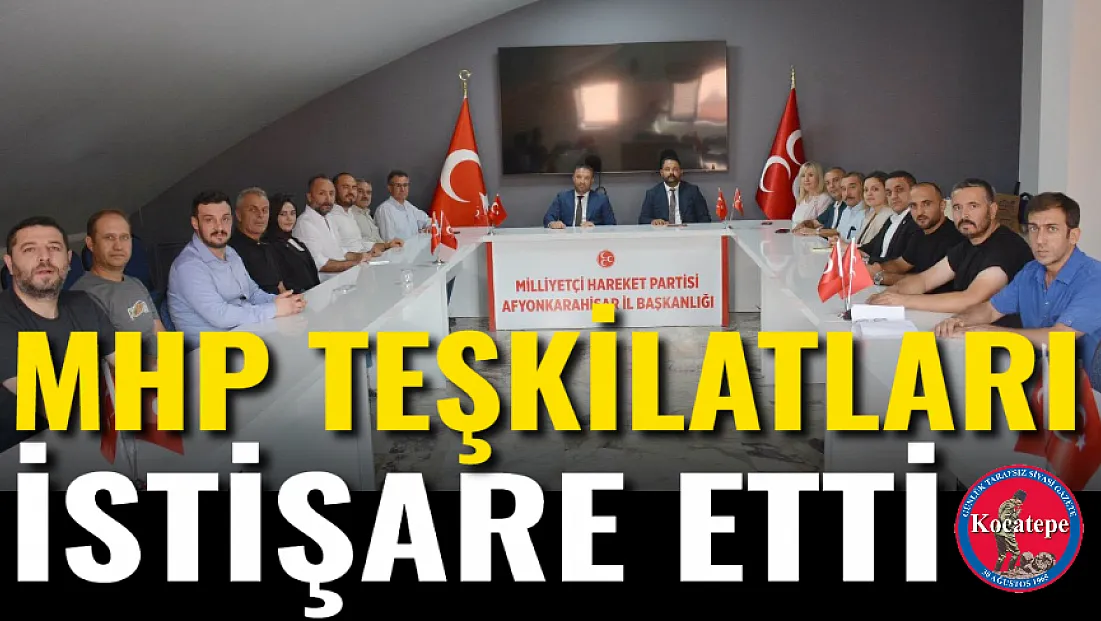MHP Teşkilatları İstişare Etti