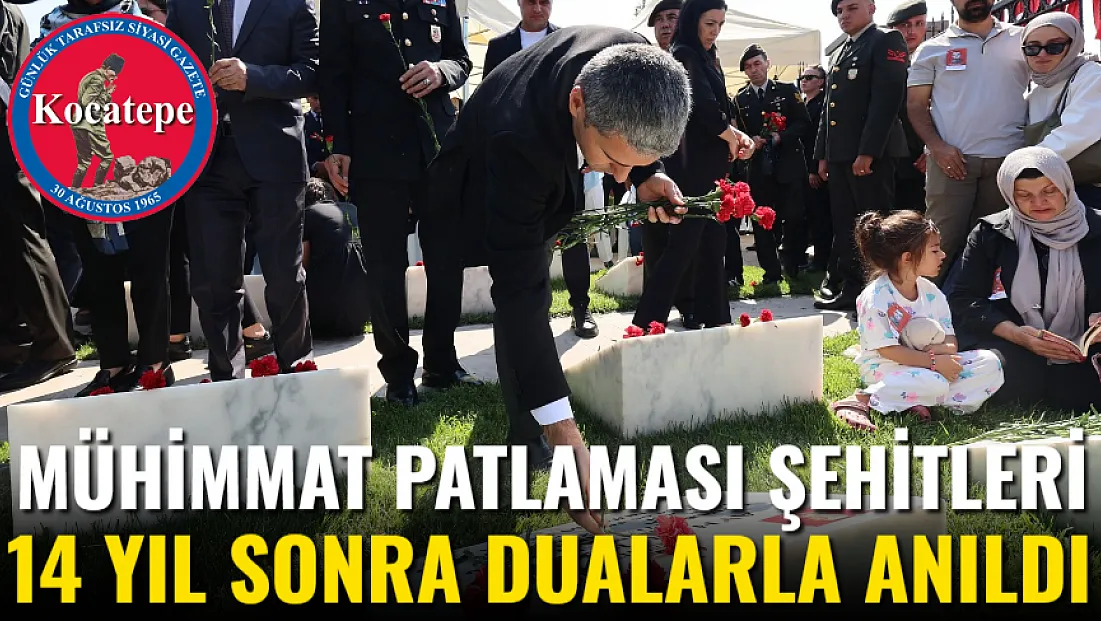 Mühimmat Patlaması Şehitleri 14 Yıl Sonra Dualarla Anıldı