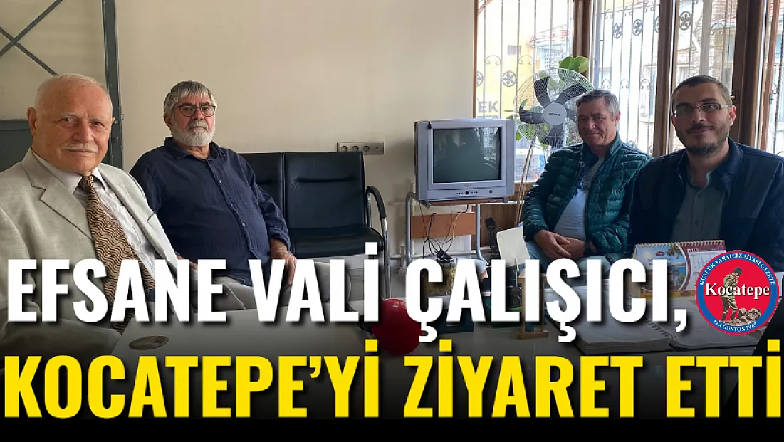 Efsane Vali Çalışıcı, Kocatepe’yi Ziyaret Etti