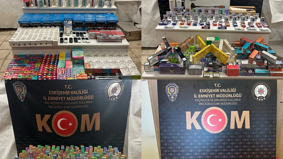 1 Milyon Liralık Kaçak Eşya Ele Geçirildi