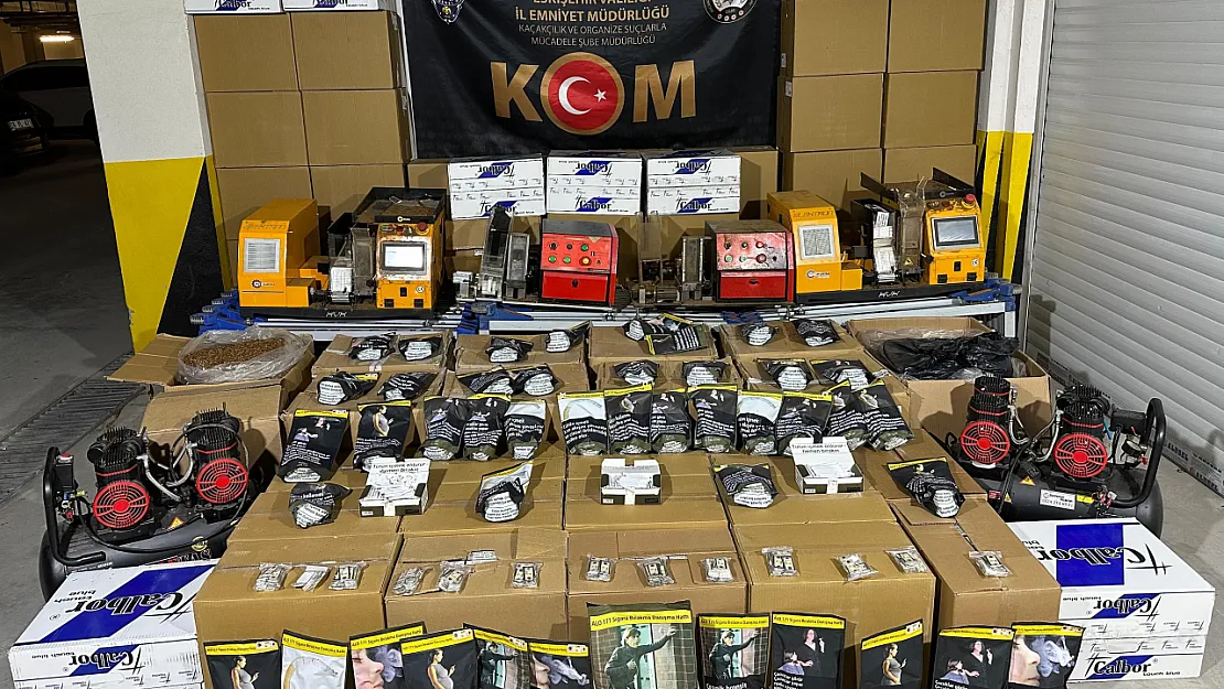 1 Milyonluk Kaçak Sigara Yakalandı!