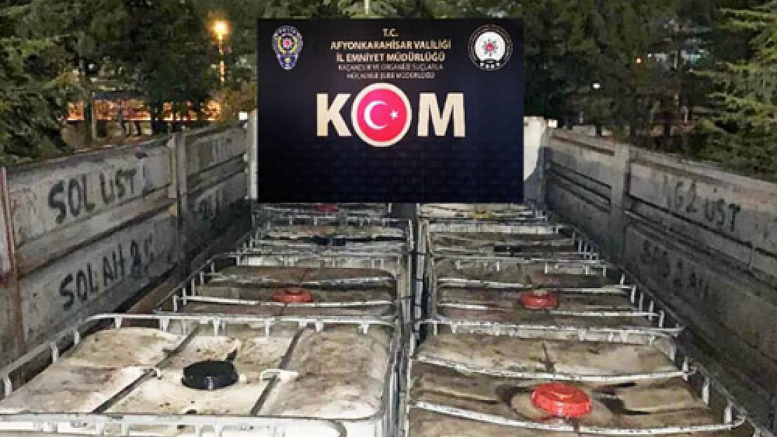 10 bin 500 litre kaçak akaryakıt ele geçirildi