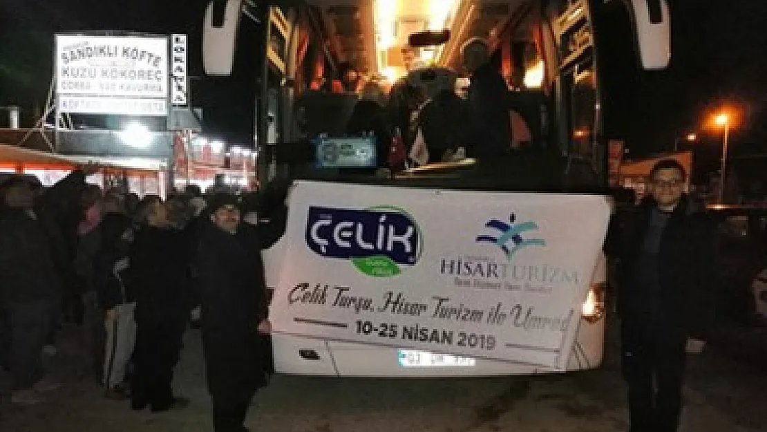 181 kişi Berat Gecesi için umreye gitti