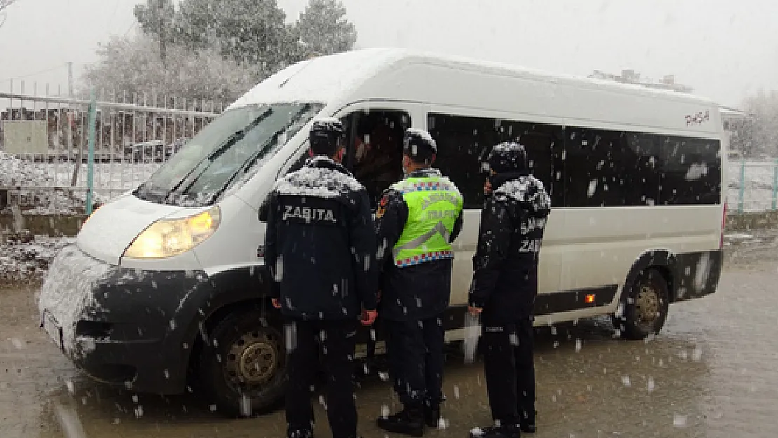 İşçi, personel servisleri denetlendi