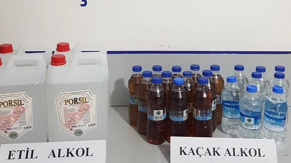 20 Litre Etil Alkol Ele Geçirildi