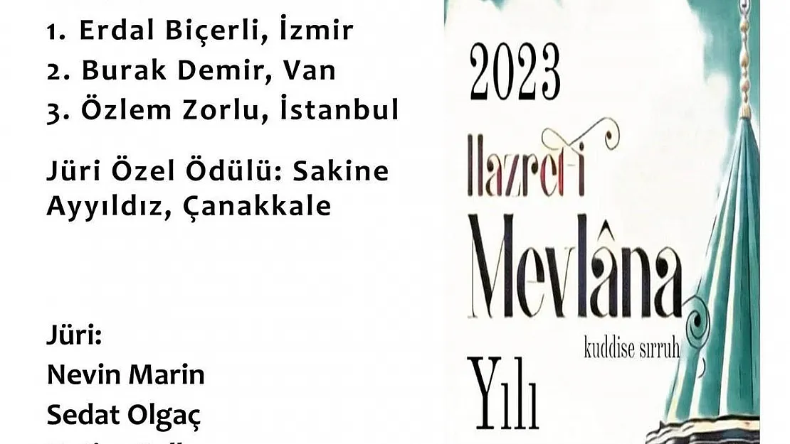 '2023 Hazreti Mevlâna Yılı' fotoğraf yarışması sonuçlandı