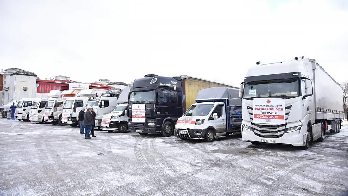 250 araç, 578 personel ve binlerce malzeme gönderdik