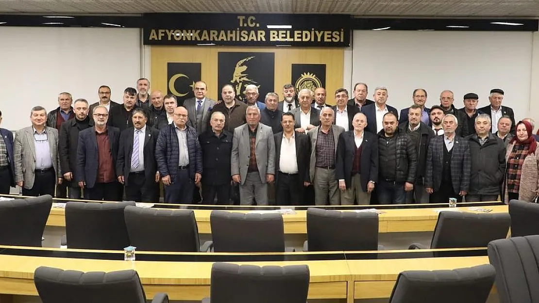 Başkan Zeybek muhtarlarla buluştu